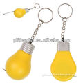 Light Bulb 3 FT Tape Measure Keychain